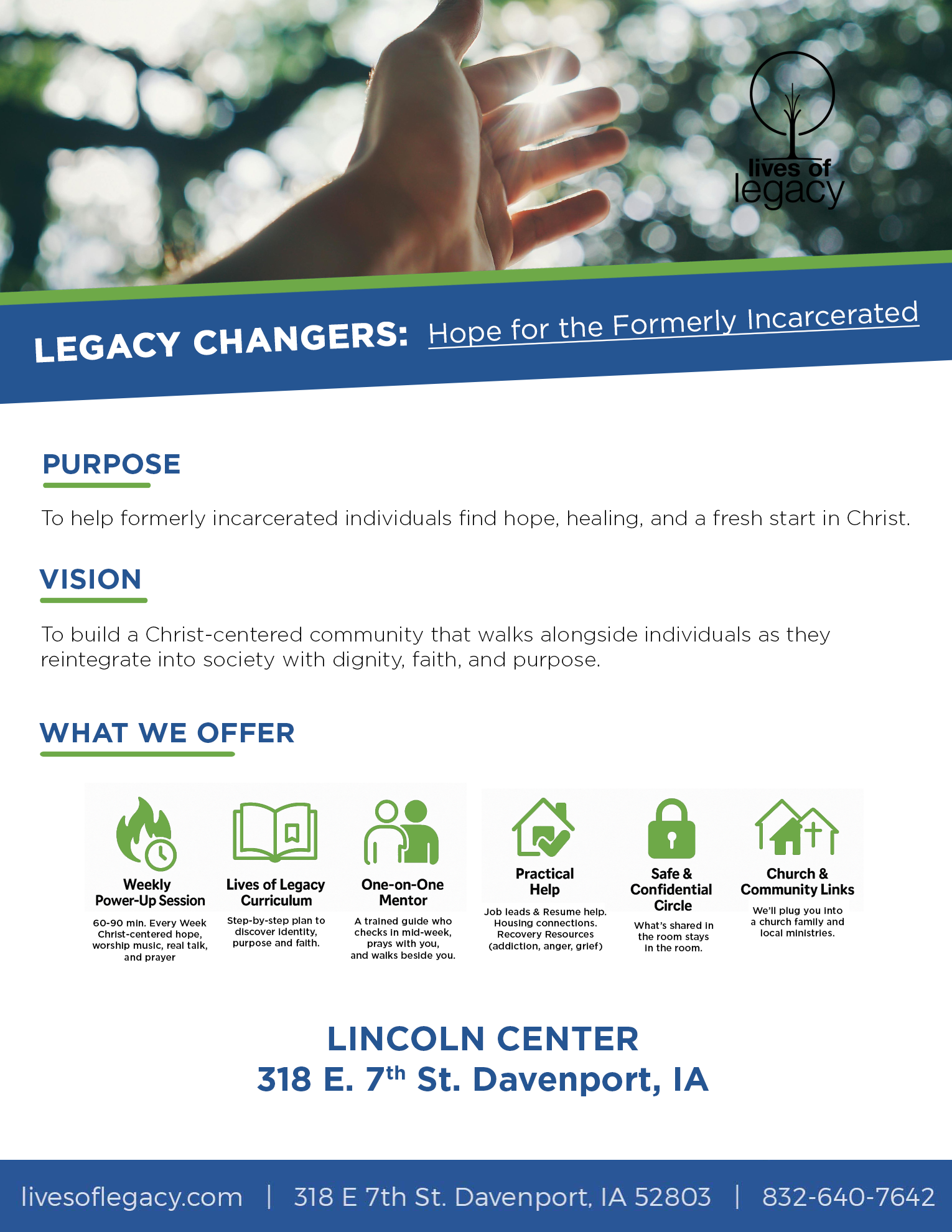 Legacy Changers - Hope for the Formerly Incarcerated