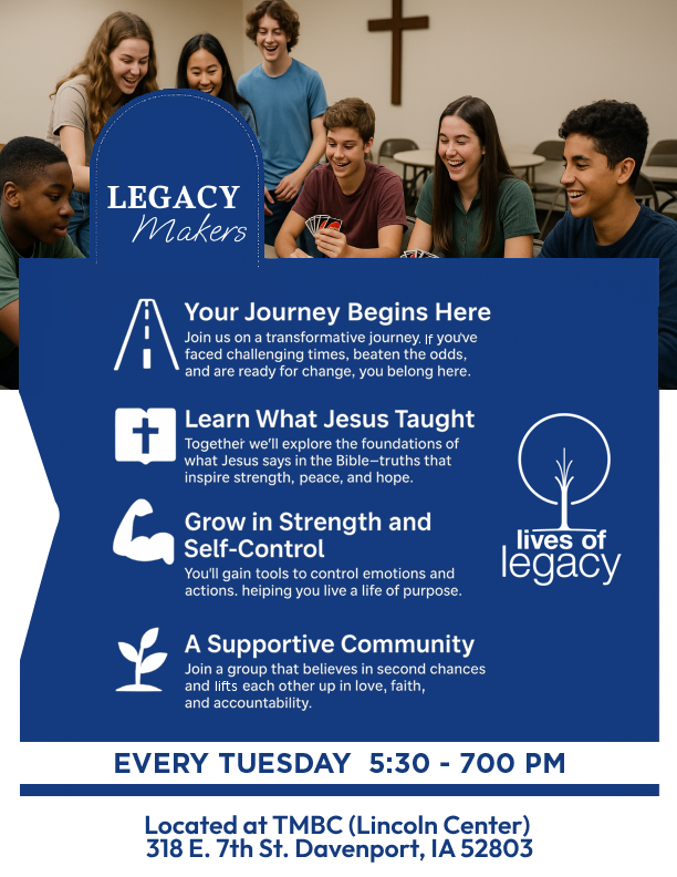 Legacy Makers - Young adult discipleship program